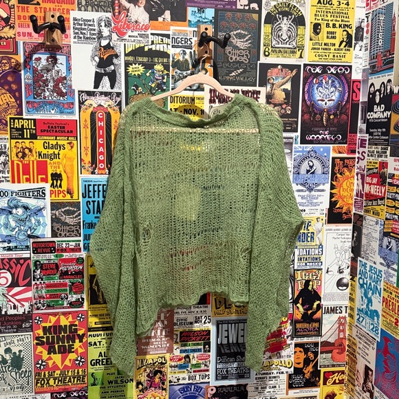 Wildfox Light Green Women's Sweater - Picture 4 of 4